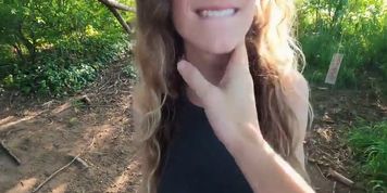 A little tease in the park