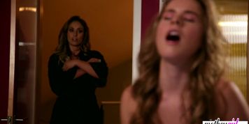 Her cute stepdaughter is a pillow humper Time to talk (Eva Notty, Lilly Ford)