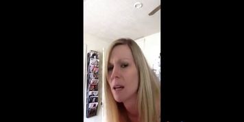 Blonde milf public sex