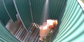 Busty Mature Spied in Public Shower (Hiddencam___)
