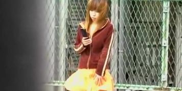 Her orange skirt was sharked by some total stranger