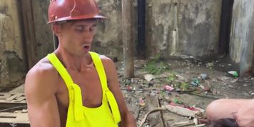 Construction Workers and Boss at Site (Falcon Al, Katty West)