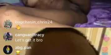 EBONY TEEN GET POP SICKLE STUCK IN HER PUSSY ON INSTAGRAM LIVE MUST WATCH!!
