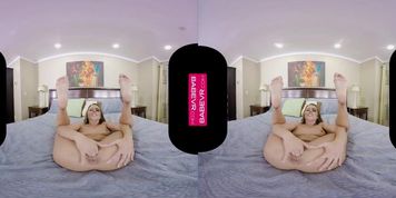 Solo girl riding a dildo