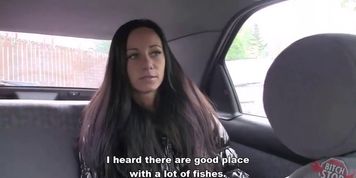 BITCH STOP - Czech MILF fucked on public bench