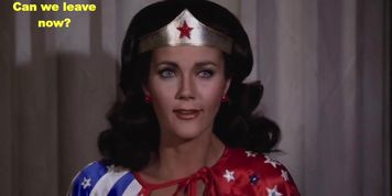 Andros Hypnotizes Wonder Woman (Lynda Carter)