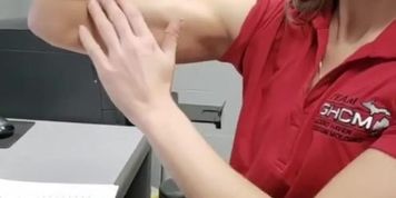 Unexpected biceps flexing