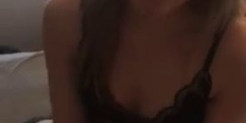 Teen suck my cock on party