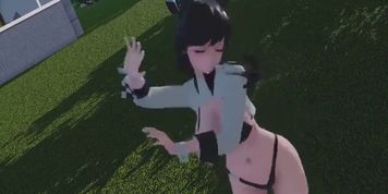 ?MMD?Azur Lane Atago - Deep Blue Town