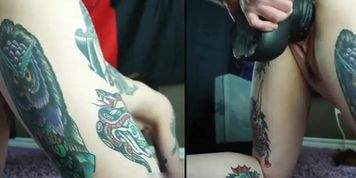 Lilijunex - Chance doggy split screen