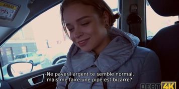 DEBT4k. Le sexe est un cadeau inattendu que le d&iuml;&iquest;&frac12;biteur re&iuml;&iquest;&frac12;oit pour No&iuml;&iquest;&frac12;l