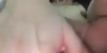 Fingering her pussy and ass