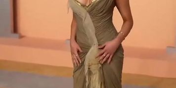 Jenna Ortega Breasts Scene  in Jenna Ortega Sexy Shows Off Her Stunning Cleavage At The Vanity Fair Oscar Party In Beverly Hills