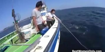 Fisherman Shows Cock Fucks Japanese Girl In Boat Trip