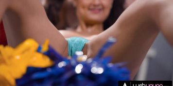 WEB YOUNG - Hot Cheerleader Coco Lovelock Keeps Squirting To Show Her Dominance To Eliza Ibarra As Team Captain (Between Them)