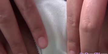 Tokyo slut shows off cunt