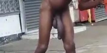 walking around naked