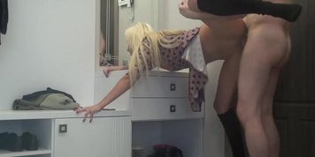 Very sexy young mom fucked rough by her bf I meet her at hookups.one