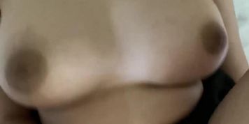 Making my best friends big tits bounce with my dick