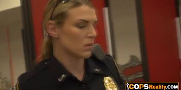 Slutty MILFs with big tits are fucking with a black criminal in this barbershop