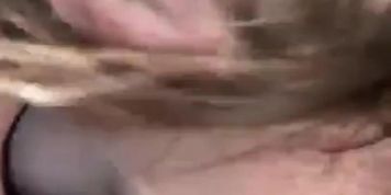 Blonde milf sucked daddy&rsquo;s cock 