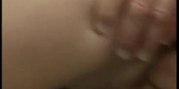 Slovakian brunette rides 3 guys