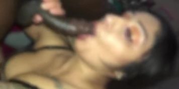WIFE SUCKS HUSBANDS BEST FRIEND HUGE BBC