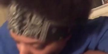 Gave daddy head so he will give me cock