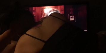 Tinder date hook up with young hot guy passionate sex 