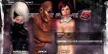 dead or alive 5 gameplay tag mode nude peladas