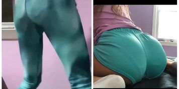 Candid booty young girl ass