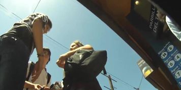 Sexy schoolgirls in uniforms upskirt videos from the streets