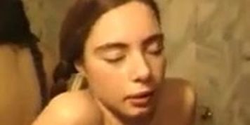 wonderful girl cum