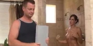 Busty milf masseuse gets pussylicked