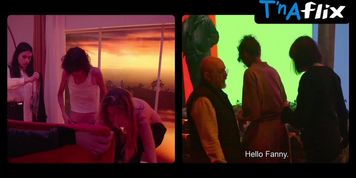 Abbey Lee Breasts,  Underwear Scene  in Lux Aeterna (Split Screen)