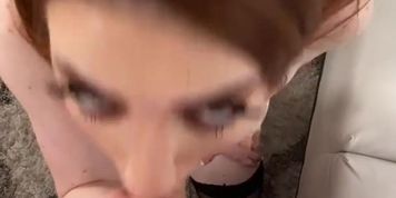 Homemade POV For Horny Redhead Aria Carson (Mark White)