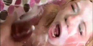 Big Cock cum on my Face - video 1