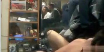 Playing FIFA while they're banging!