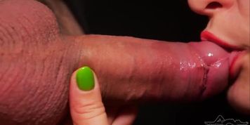 Close Up: Best Milky Sensual Blowjob For Your Rough Dick! Pink Hair! Delicious Cum In Mouth Asmr 4K- Xsanyany