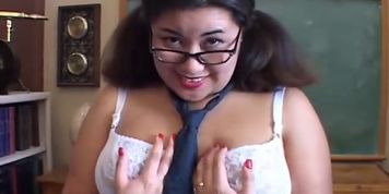 Big belly and tits asian BBW has a very juicy pussy