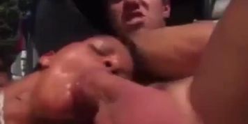 Ebony fucked by 2