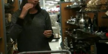 Milf Takes Photo of Bulge Flash