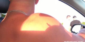 Never Too Old to Fuck Young Cocks in the MatureVan