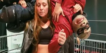 Strong Woman Wrestler Destroys Weak Mean