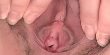 Teen Asian in school uniform plays with little cunt in close-up