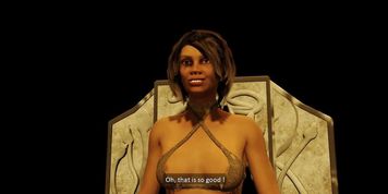 Throne Queen - giantess animation