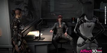 Officer On Cock - 3D Futanari Threesome Animation By Rikolo (Kim Triple X)