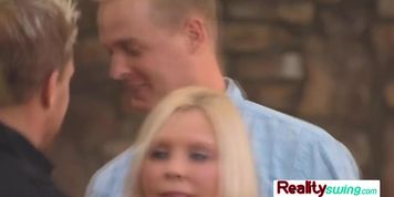 Daily sex orgasms at the Swing House between these horny couples.