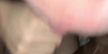 Trans erupts black cock