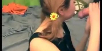 Amateur Asian Teen Sucks Dick